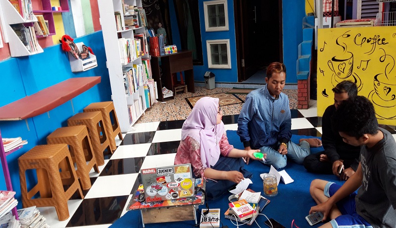 Pondok Baca Puspita di Dusun Candi, Kecamatan Leksono, Wonosobo. Foto: Erwin Pondok Baca Puspita di Dusun Candi, Kecamatan Leksono, Wonosobo. Foto: Erwin