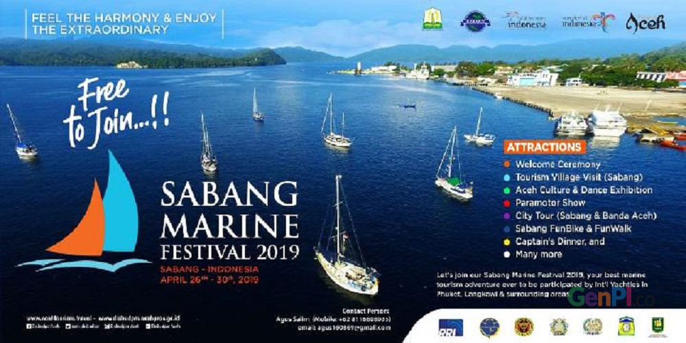 Puluhan Yachter Dunia Berkumpul Sabang Marine Festival GenP...