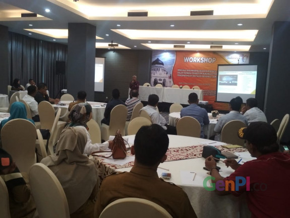 workshop Rencana Aksi Pengembangan Pariwisata Halal di Hotel Kyriad Muara Banda Aceh, Selasa (21/5). workshop Rencana Aksi Pengembangan Pariwisata Halal di Hotel Kyriad Muara Banda Aceh, Selasa (21/5).