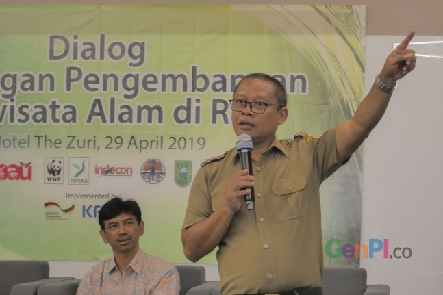 Kepala Balai Besar KSDA Riau, Suharyono. Foto Heru/GenPI.co Kepala Balai Besar KSDA Riau, Suharyono. Foto Heru/GenPI.co